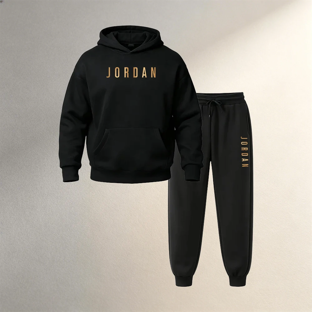 Winter Wear Clothes - Herrenbekleidung 2-teiliger Pullover-Hoodie Herbst Winter Sport
