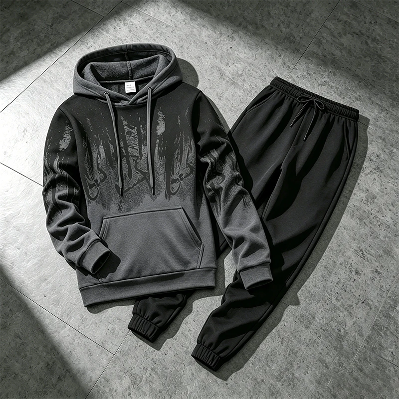 Winter Clothing Pants - Herbst-Winter Herren Hoodies Trainingsanzug Lässige Tintenverschüttungs-Sweatshirts