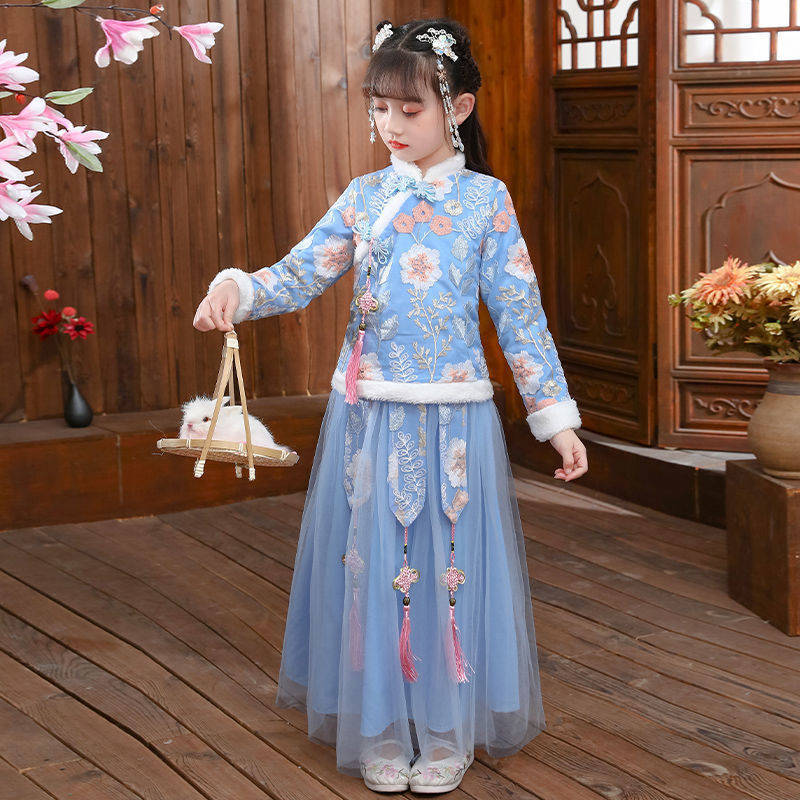 Winter Clothing Baby - 2024 Kinder Herbst Winter Hanfu Mädchen