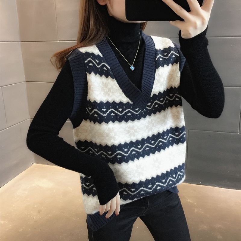 Winter Clothing Trends 2025 Women'S - Damen-Strickweste, Pullover, Vintage, formell, lässig, Pullover,
