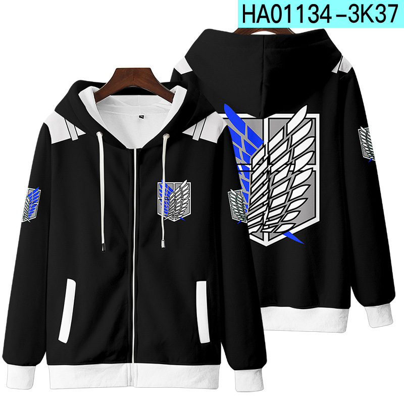 Winter Clothes Shop - Neue Angriff Auf Titan 3D Zipper