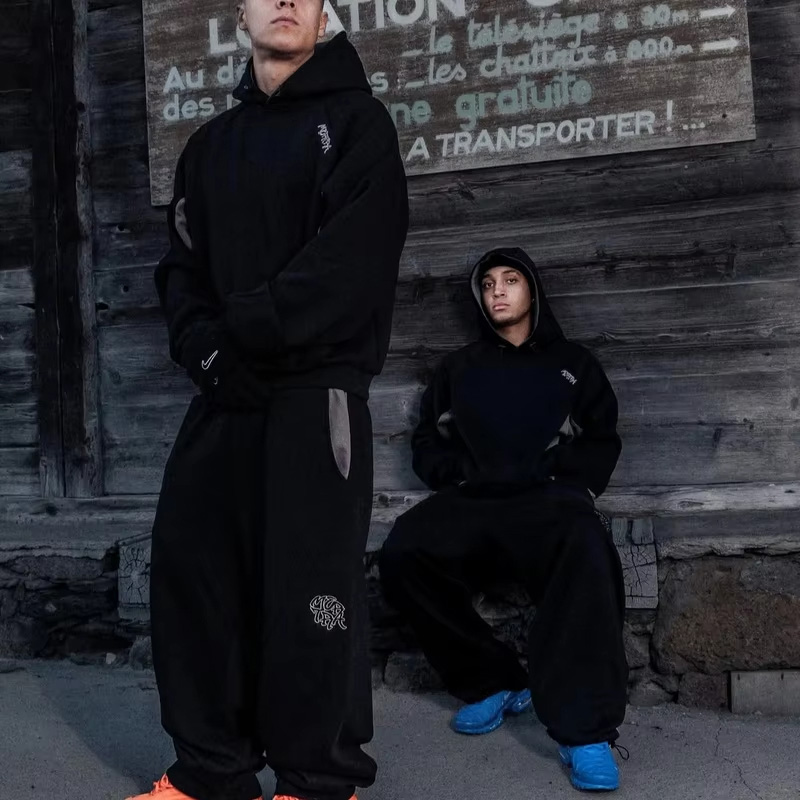 Winter Clothing Kit - Herbst-Winter Herren Y2K Streetwear Vintage Color-Block