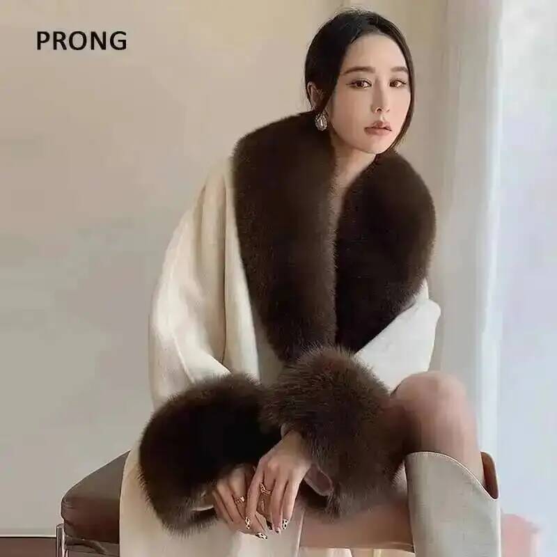 Winter Clothing Online - 100% Echt fuchs Pelz kragen Wintermantel