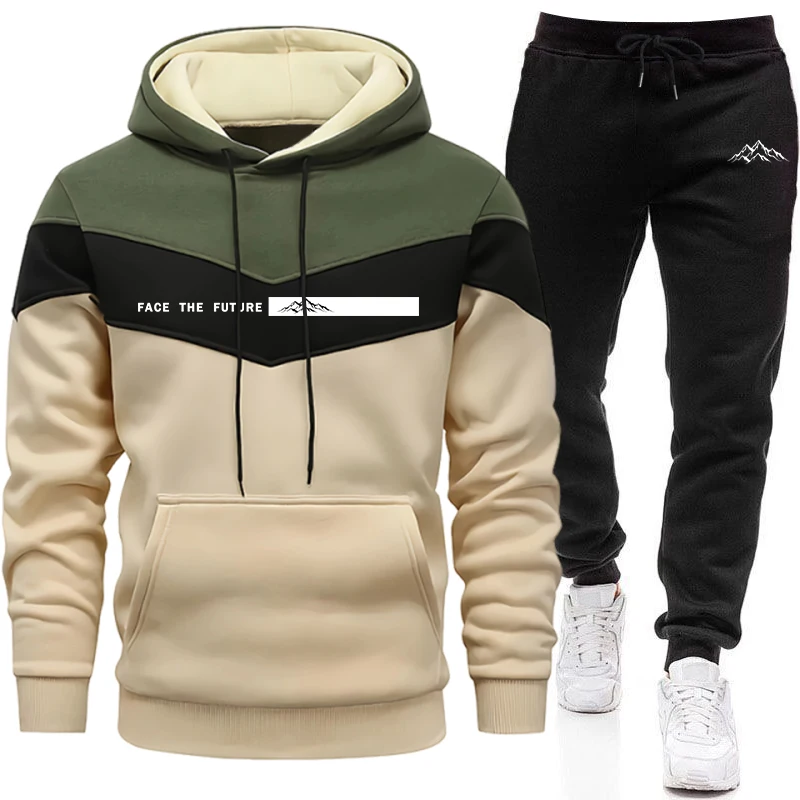 Winter Clothing Pants - Trainingsanzug für Herren, Modischer Lässiger Kapuzenpullover,
