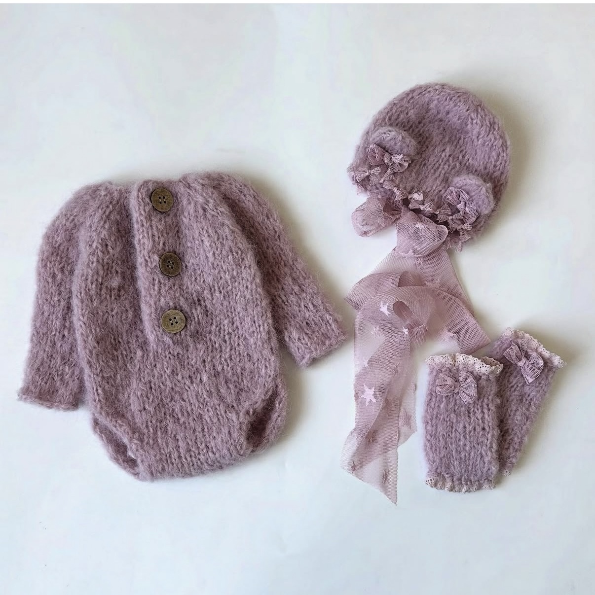 Winter Clothing Baby - Neugeborenes Baby Mädchen Gestrickter Strampler mit
