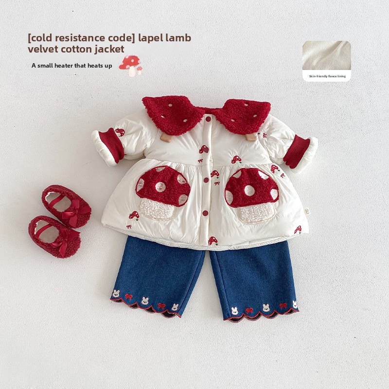 Winter Clothing Baby - Western-Neujahrskleidung für Mädchen, 2025, neues Winterkleid,