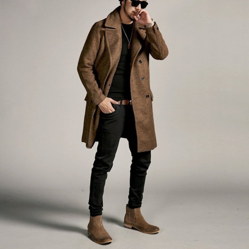 Neue Herren jacken lässig eing – Winter Clothes Shop Bewertung und Preis