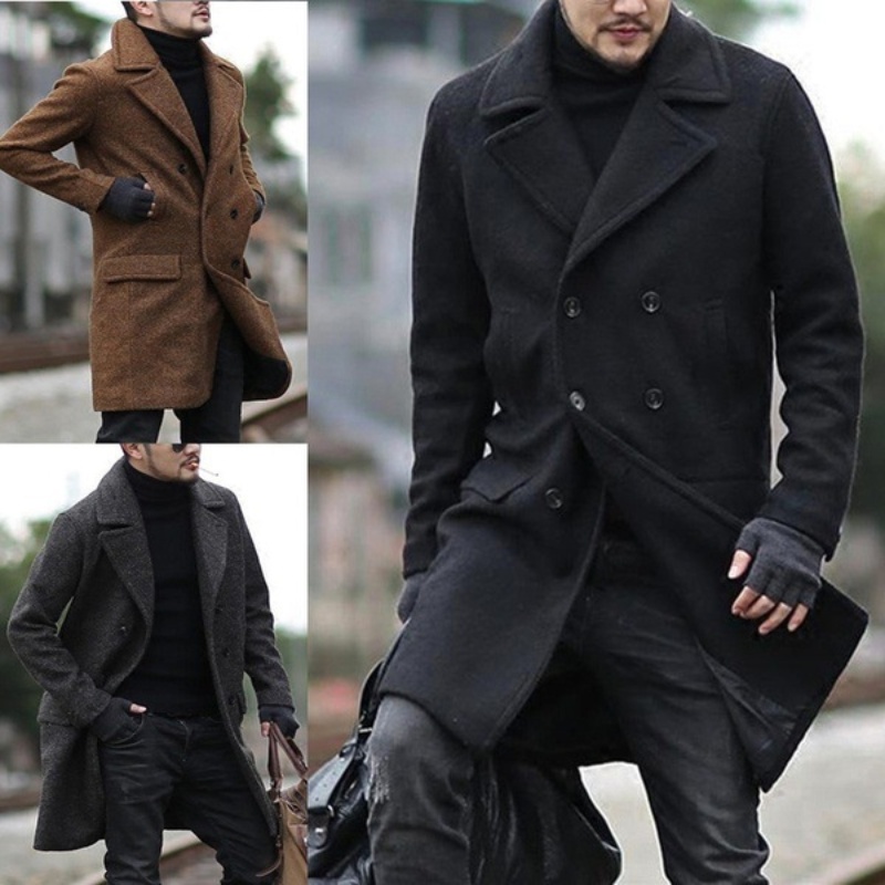 Neue Herren jacken lässig eing – Winter Clothes Shop Bewertung und Preis