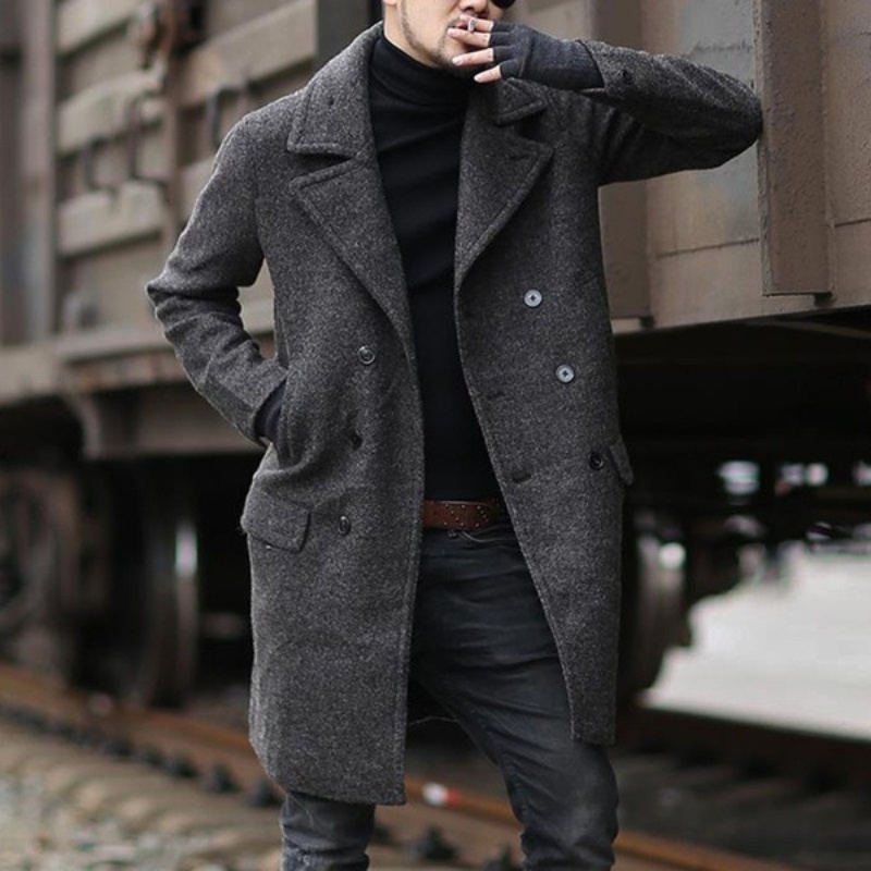 Neue Herren jacken lässig eing – Winter Clothes Shop Bewertung und Preis