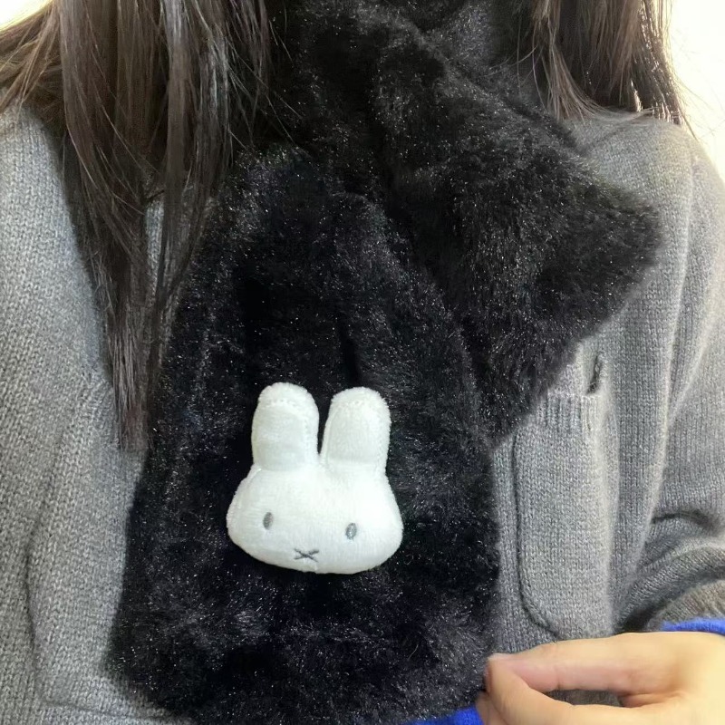 Weißer Miffy-Schal |   Vielsei – Winter Clothing Items Bewertung und Preis