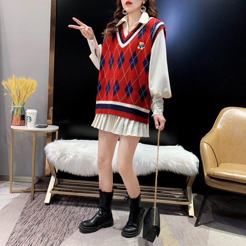 Rote Strickwesten für Damen, ä – Winter Clothing Trends 2025 Women'S Bewertung und Preis