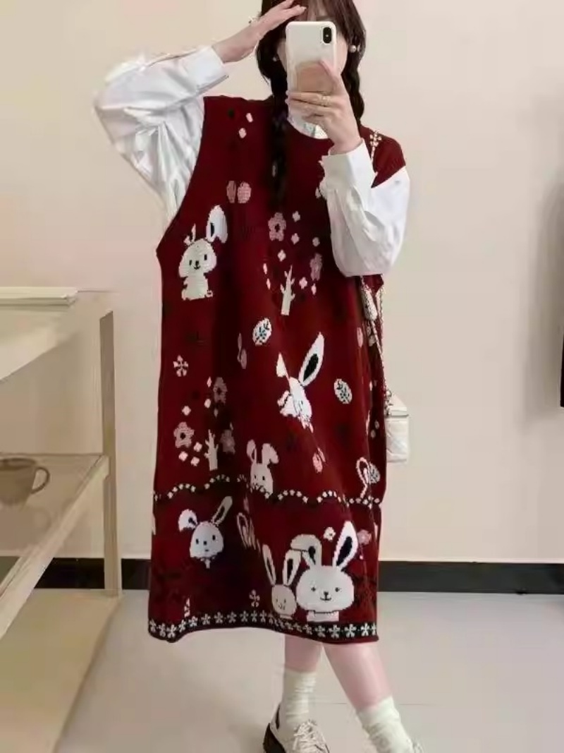 Faul Cartoon Pullover Weste Kl – Winter Clothing Trends 2025 Women'S Bewertung und Preis