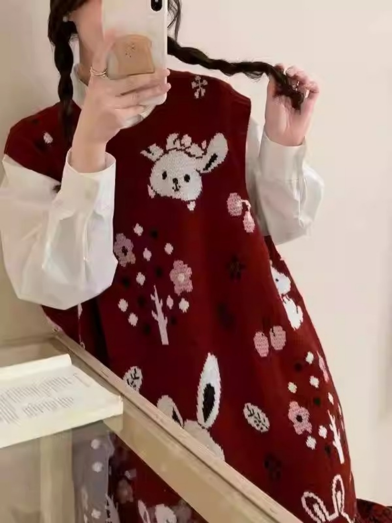 Faul Cartoon Pullover Weste Kl – Winter Clothing Trends 2025 Women'S Bewertung und Preis