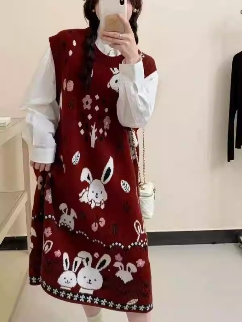 Faul Cartoon Pullover Weste Kl – Winter Clothing Trends 2025 Women'S Bewertung und Preis
