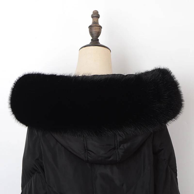 Wintermantel Pelz kragen Kunst – Winter Clothing Online Bewertung und Preis