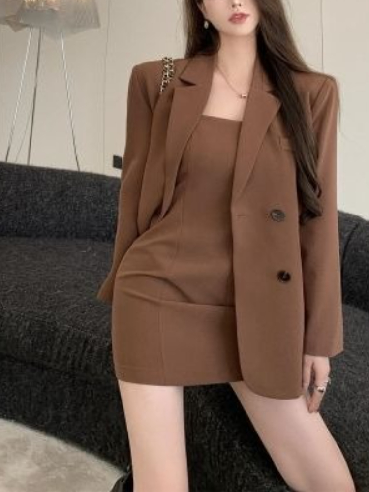 Herbst Winter Braun Elegantes  – Winter Clothing Online Bewertung und Preis