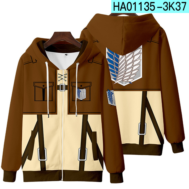 Neue Angriff Auf Titan 3D Zipp – Winter Clothes Shop Bewertung und Preis