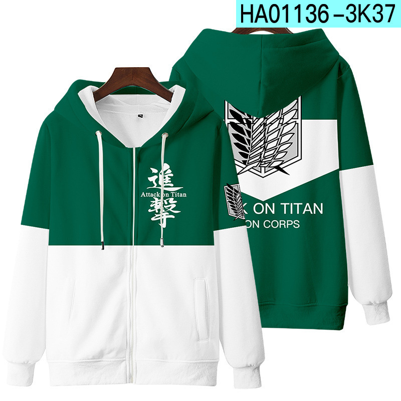 Neue Angriff Auf Titan 3D Zipp – Winter Clothes Shop Bewertung und Preis