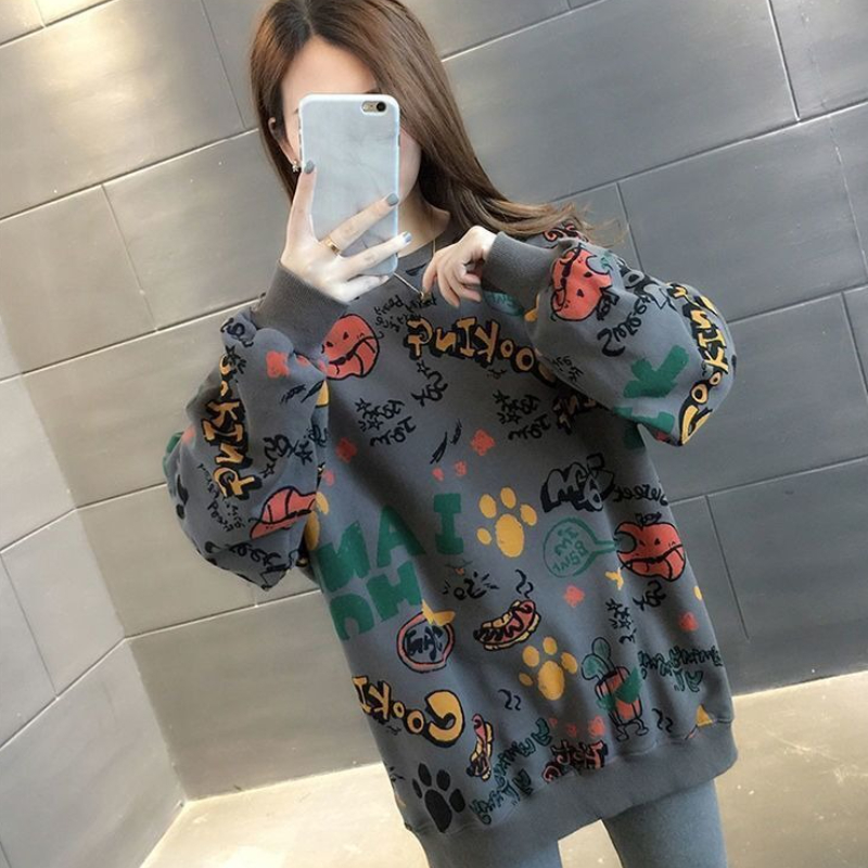 Lässige, bedruckte, lockere Da – Winter Clothing Trends 2025 Women'S Bewertung und Preis