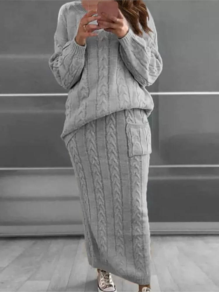 Mode Stricken Pullover Sets Fü – Winter Clothing Kit Bewertung und Preis