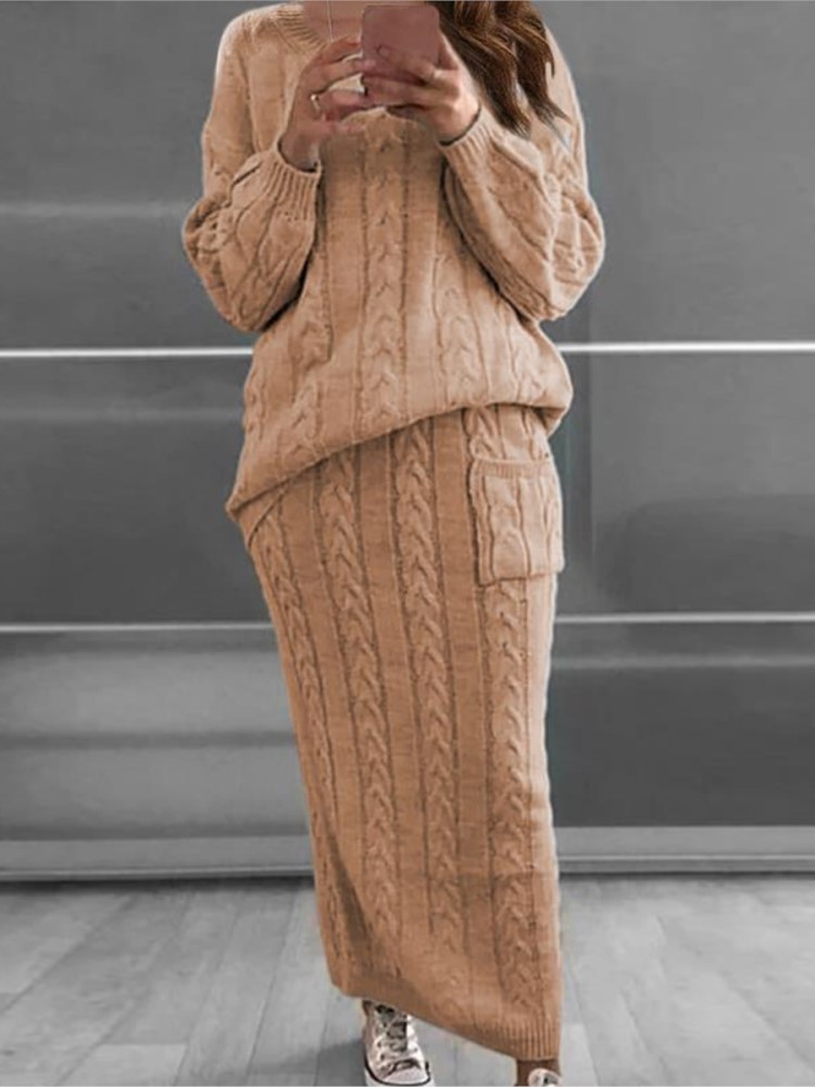 Mode Stricken Pullover Sets Fü – Winter Clothing Kit Bewertung und Preis