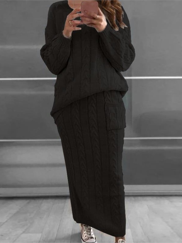 Mode Stricken Pullover Sets Fü – Winter Clothing Kit Bewertung und Preis