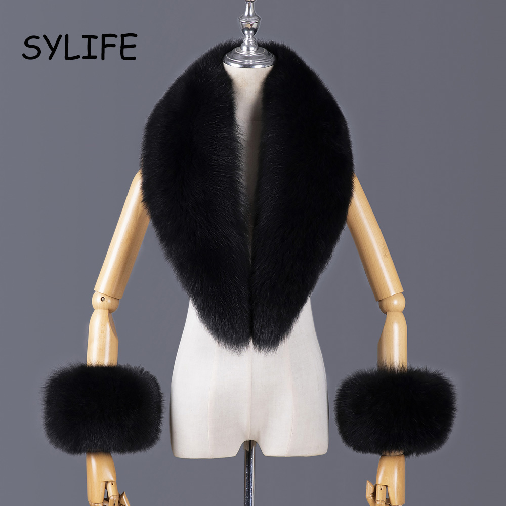 2025 echtem Fuchs Pelz Kragen  – Winter Clothing Online Bewertung und Preis
