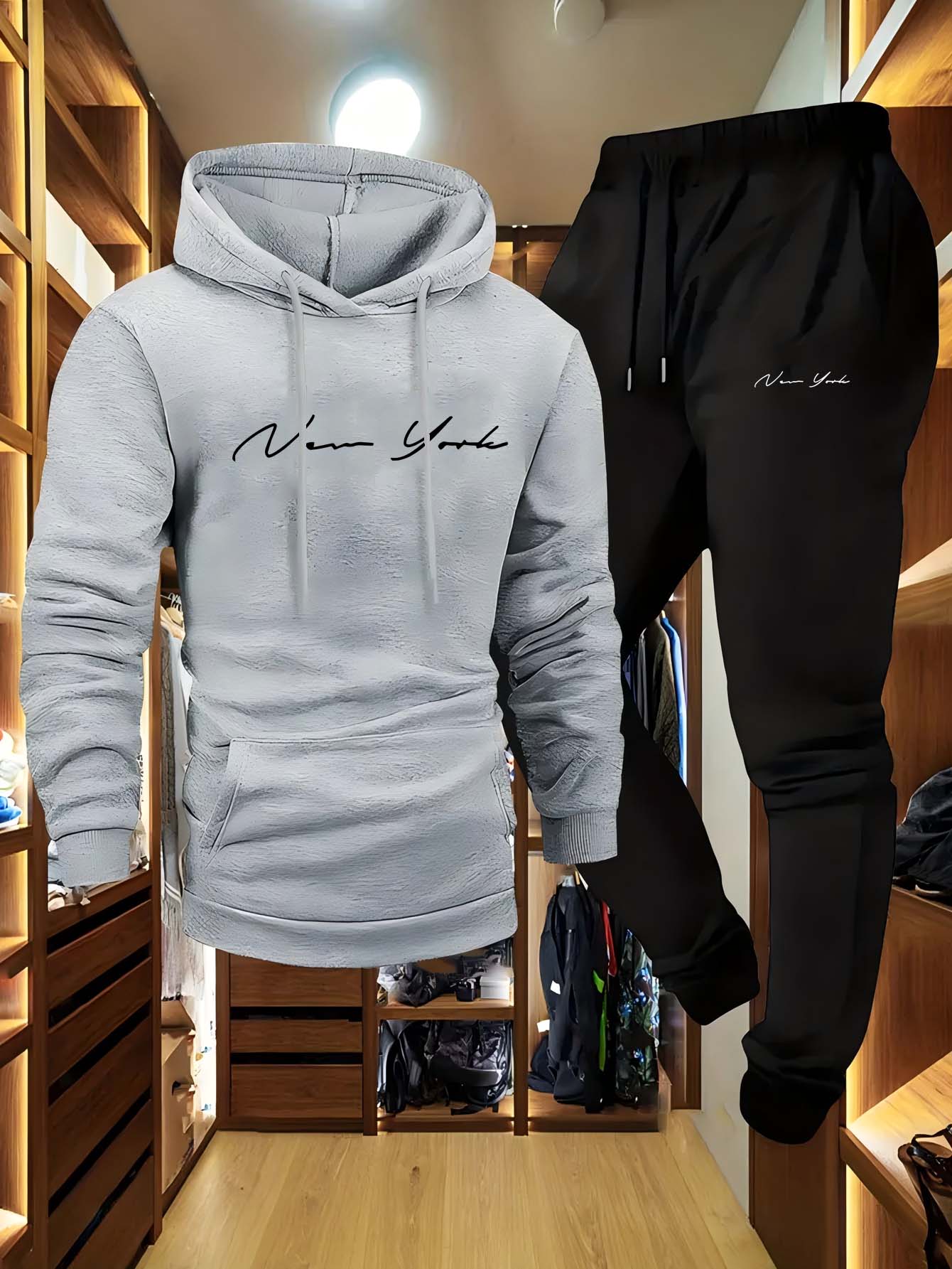Herren-Trainingsanzug-Set mit  – Winter Wear Clothes Bewertung und Preis
