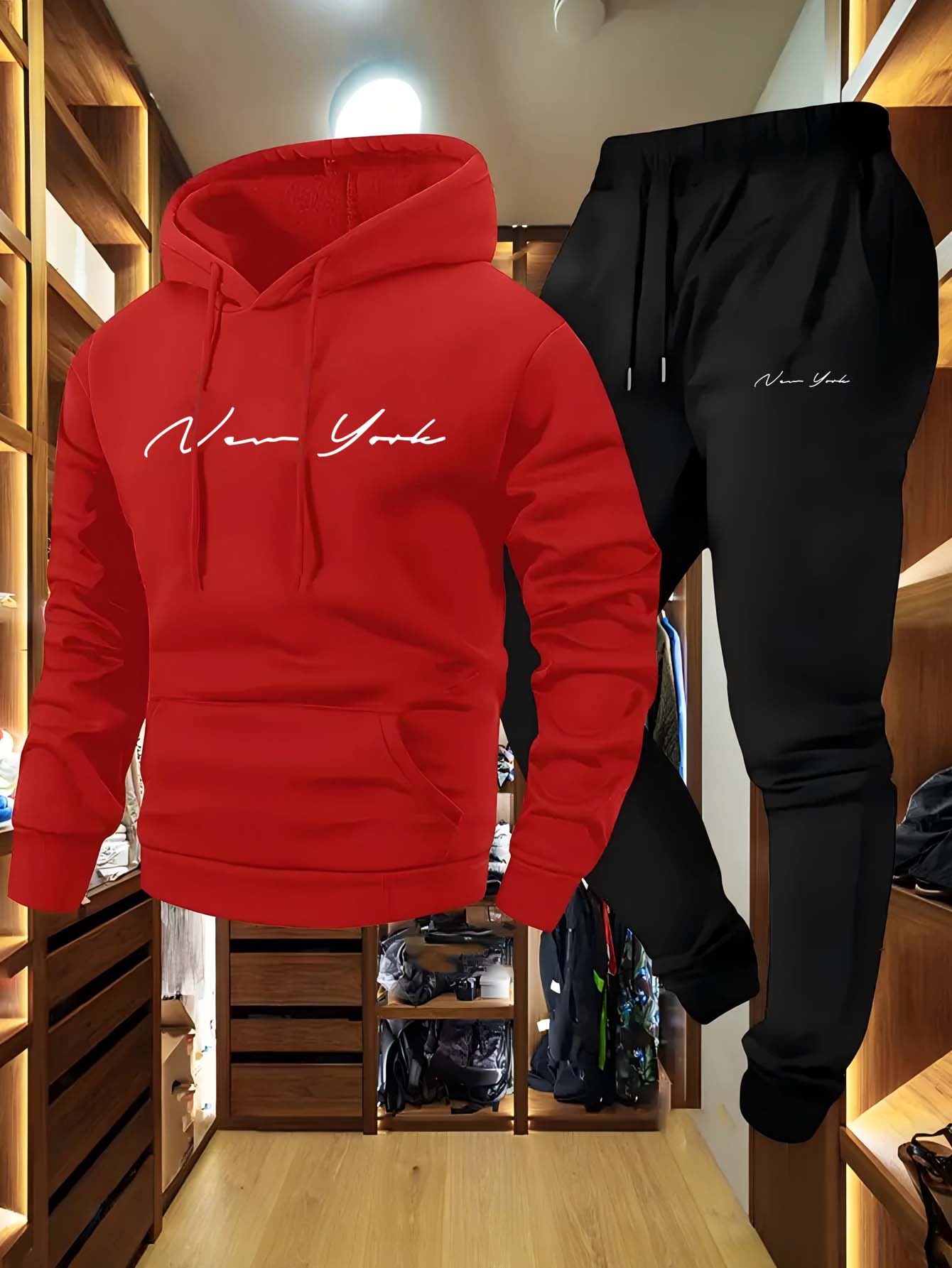 Herren-Trainingsanzug-Set mit  – Winter Wear Clothes Bewertung und Preis